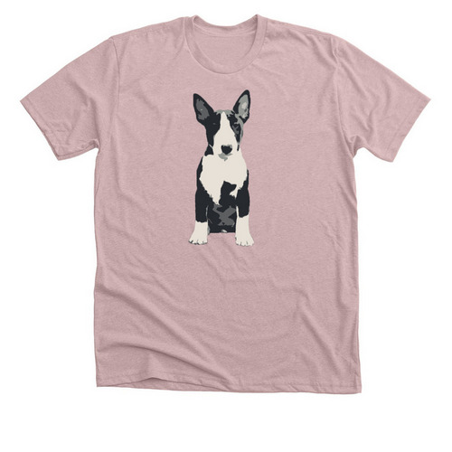 Bantam (Biscotti), a Heather Pink Gravel Premium Unisex Tee