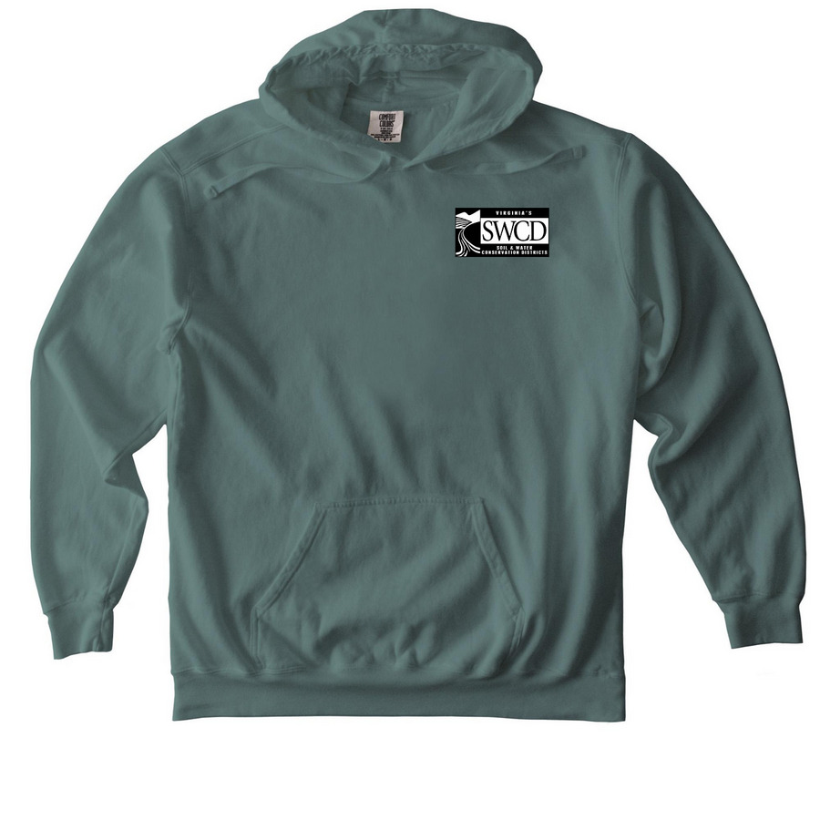 Good Things Happen Under Covers Sweatshirts, a Blue Spruce Comfort Colors Pullover Hoodie