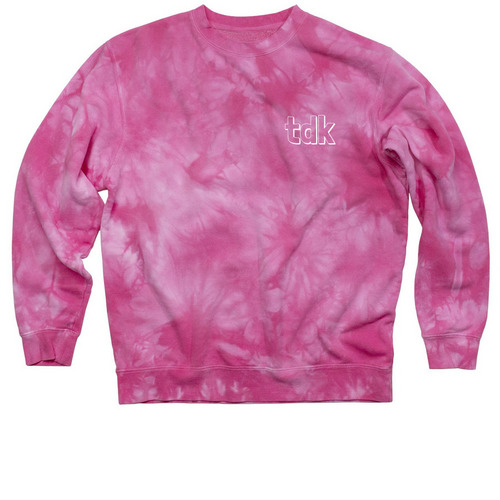 Summer 26 - Tie Dye&nbsp;, a Pink Tie Dye Crewneck Sweatshirt