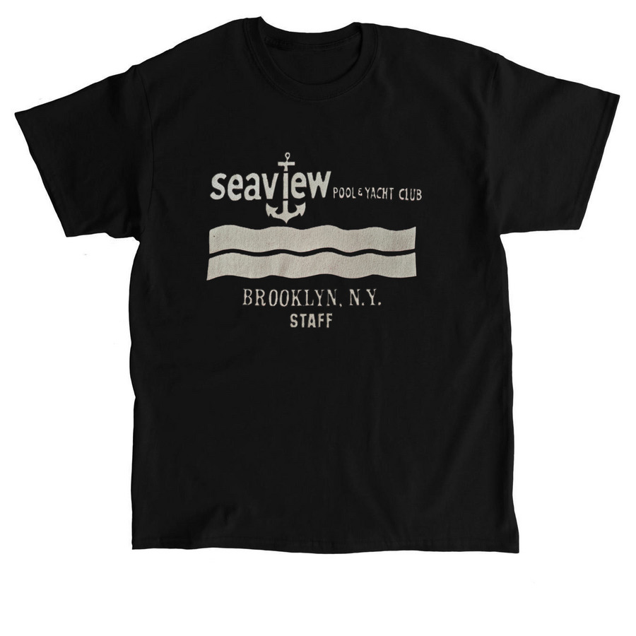 Seaview Pool Shirts, a Black Classic Unisex Tee