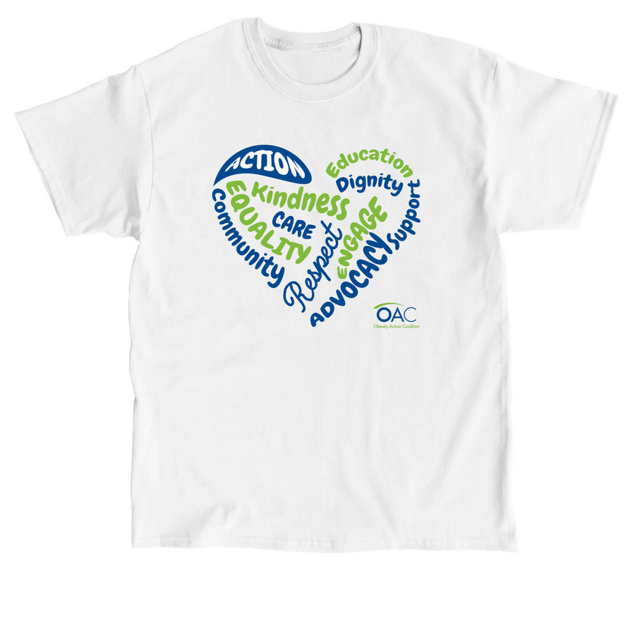 OAC Heart, a White Classic Unisex Tee