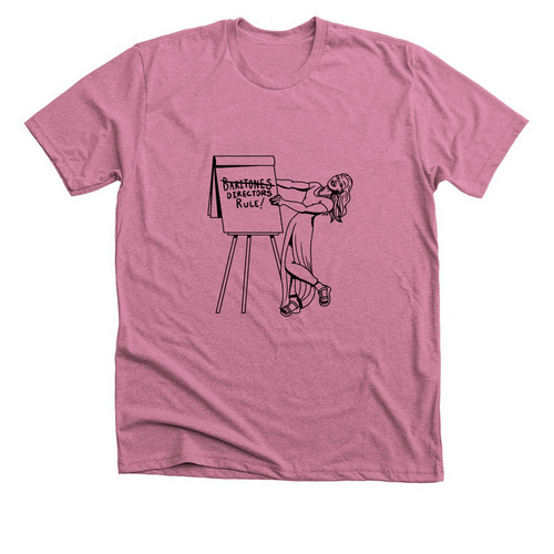 Presto! Directors Rule, a Heather Mauve Premium Unisex Tee