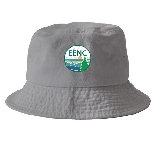 Hats, a Grey Printed Bucket Hat