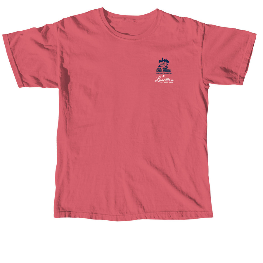 Ole Miss Club of Boston x Loretta's - Reds, a Crimson Comfort Colors Unisex Tee