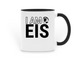 I AM EIS Mug, a Black Two-Tone Ceramic Mug