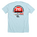 Classic RA &nbsp;- Light Colors, a Heather Ice Blue Premium Unisex Tee (back-view)