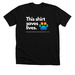 Saving Lives, a Solid Black Blend Premium Unisex Tee