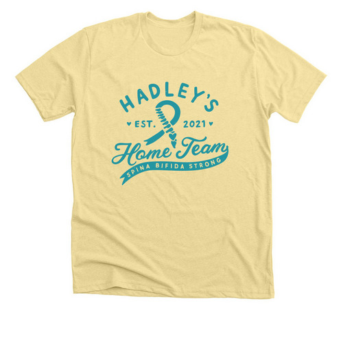 Hadley's Home Team, a Heather French Vanilla Premium Unisex Tee