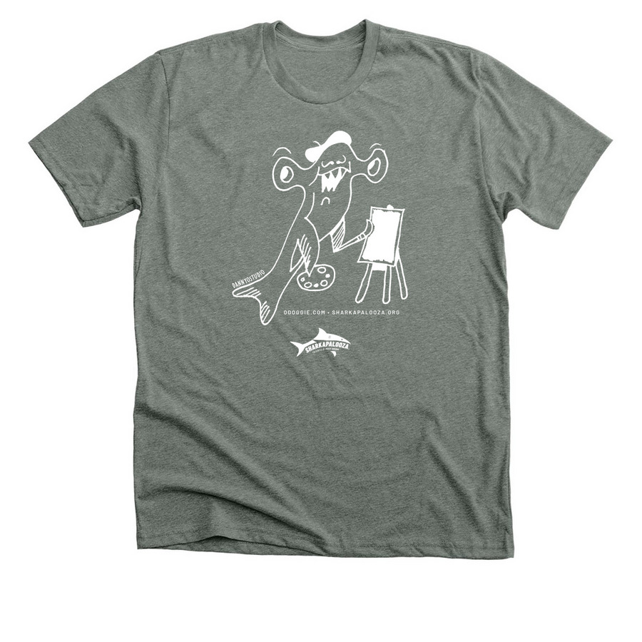 Ocean Artist Series: The Creator, a Deep Heather Premium Unisex Tee