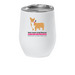 ECCR Wine Tumbler, a White Insulated Wine Cup