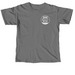 Front & Back Logo (Adult), a Grey Comfort Colors Unisex Tee