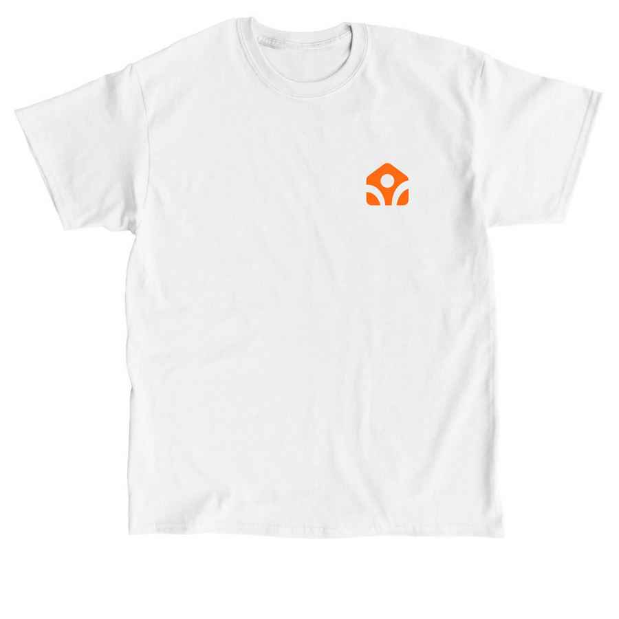 For Every Orphan - Orange Text, a White Classic Unisex Tee