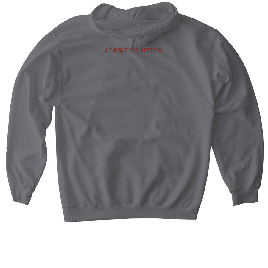 Someone on Wesley, a Charcoal Gildan Softstyle Pullover Hoodie (back-view)