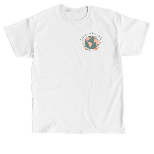 LifeAsWeKnowIt Original Crew, a White Classic Unisex Tee
