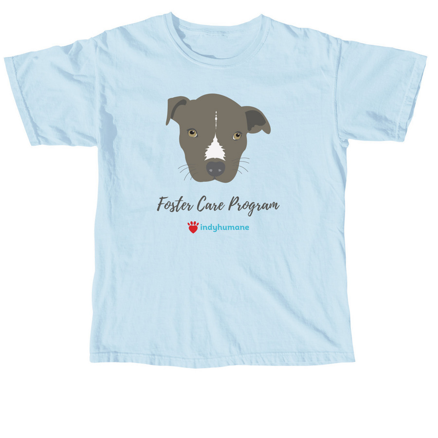 Dog Foster Care, a Chambray Comfort Colors Unisex Tee