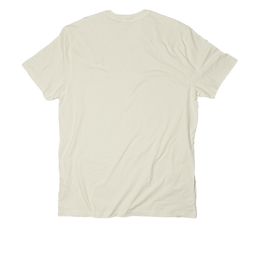 Salud M?s All? Classic Logo Tee, a White Sand Allmade Organic Cotton Unisex Tee (back-view)