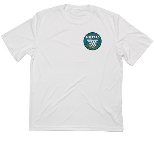 Denver Blizzard Netball Club Main Logo&nbsp;, a White Classic Performance Tee