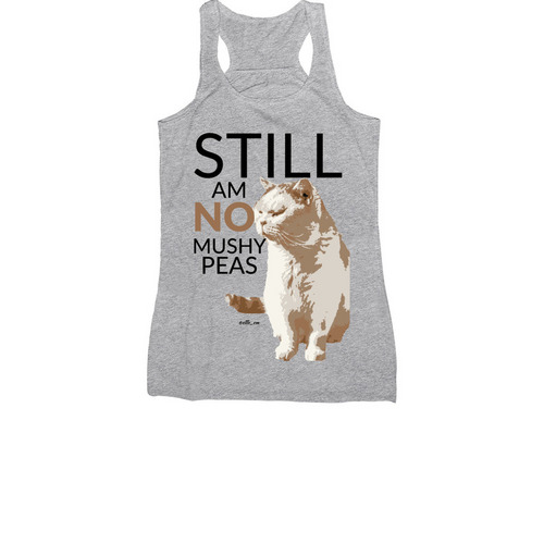 Snorlax the Cat Demands Better, a Athletic Heather Women's Racerback