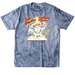 Iron Women - Blue floral details, a Ocean Comfort Colors Colorblast Tee