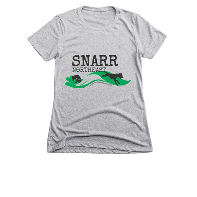 I adopted from SNARR, a Dark Heather Grey Women's Slim Fit Tee