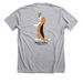 Beers for Beagles T-shirt, a Athletic Heather Premium Unisex Tee (back-view)