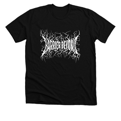 Barrier Beyond, a Solid Black Blend Premium Unisex Tee