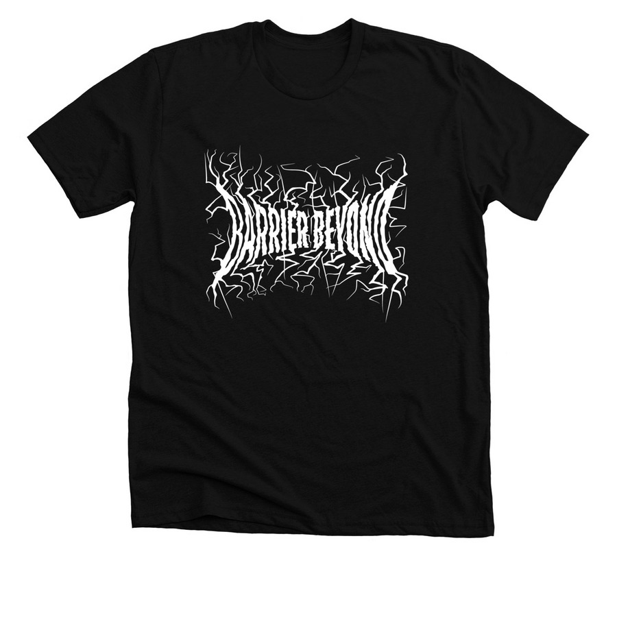 Barrier Beyond, a Solid Black Blend Premium Unisex Tee
