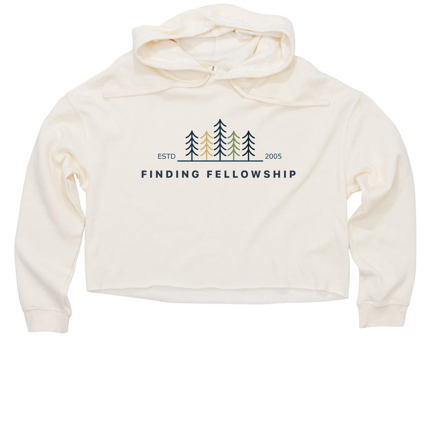 Finding Fellowship Women's Cropped Hoodie, a Bone Women?s Lightweight Cropped Hoodie
