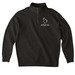 ANEW Face Design Sweatshirts, a Black Midweight Quarter Zip Pullover