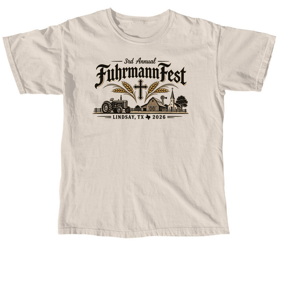 FuhrmannFest 2026, a Ivory Comfort Colors Unisex Tee