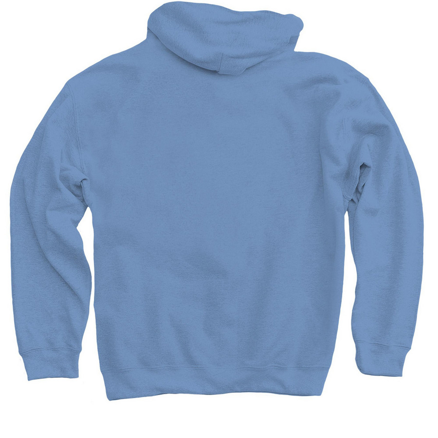 Classic Sweatshirt, a Carolina Blue Pullover Hoodie (back-view)
