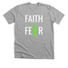 Faith over Fear, a Athletic Heather Premium Unisex Tee
