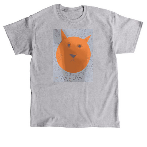 Meow!, a Sport Grey Classic Unisex Tee
