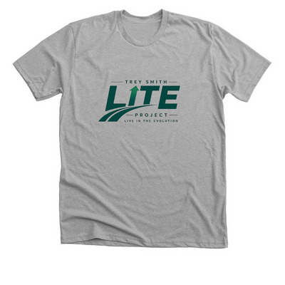 Trey Smith LITE Project, a Athletic Heather Premium Unisex Tee