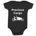 Precious Cargo Baby Onesie, a Black Infant Onesie