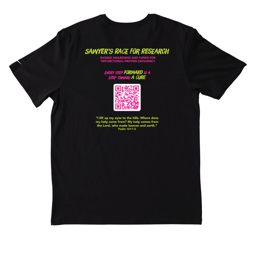 SRFR Performance Line, a Black Nike Dri-FIT Jersey Blend Performance Tee (back-view)