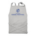 Classic Logo Apron, a Silver Recycled Bib Apron