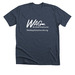 WAG Logo Tops, a Heather Midnight Navy Premium Unisex Tee