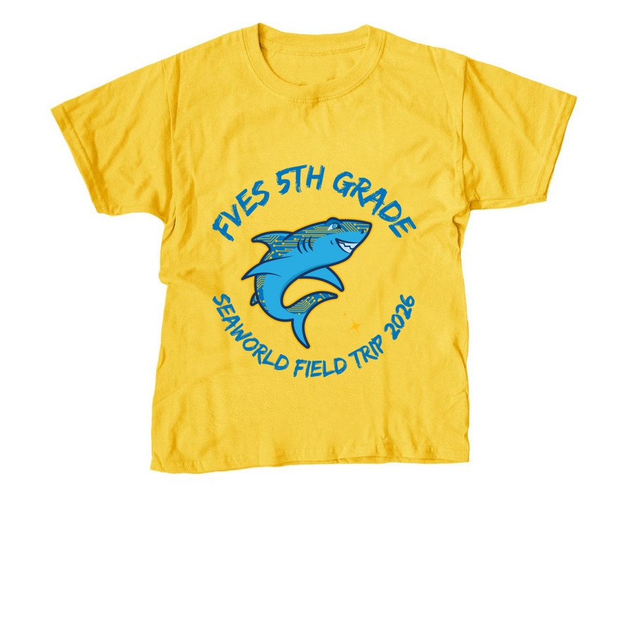 FVES 5th Grade Sea World 2026, a Daisy Youth Unisex Tee
