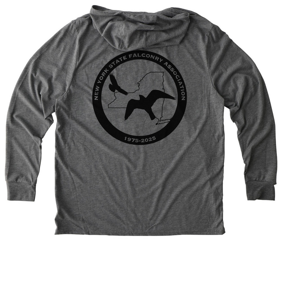 NYSFA 50th Anniversary Field Meet 2025, a Aluminum Grey Allmade Eco Triblend Hoodie Tee (back-view)