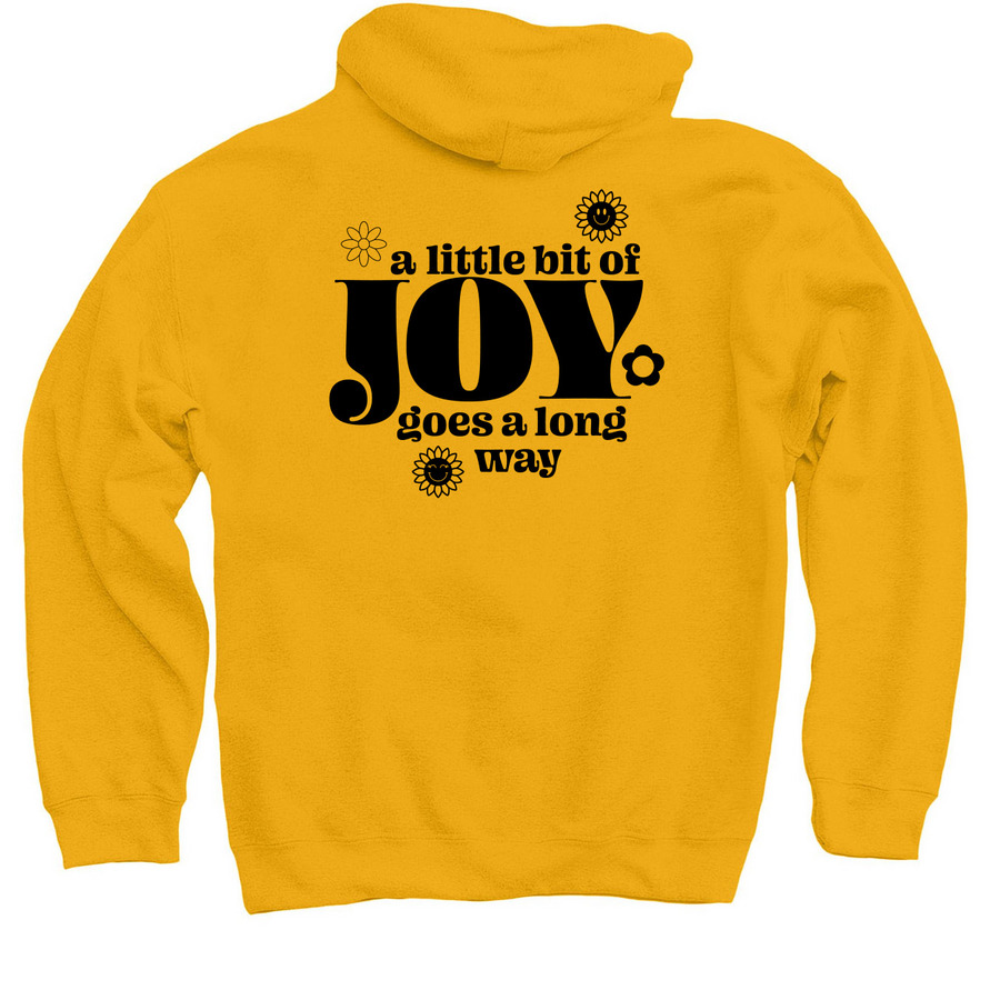 Happy Camper Merch, a Gold Pullover Hoodie (back-view)