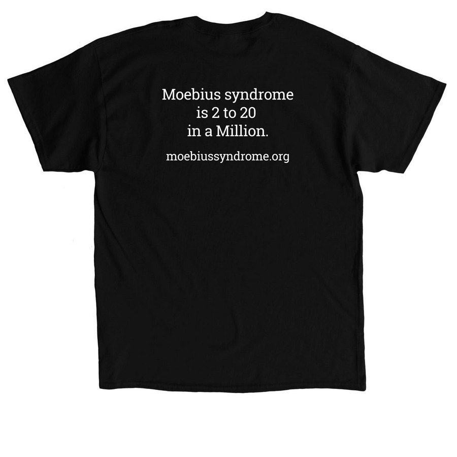 Proud to Be Rare, a Black Classic Unisex Tee (back-view)