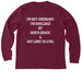 I'm Not Ordinary, a Heather Cardinal Premium Long Sleeve Tee