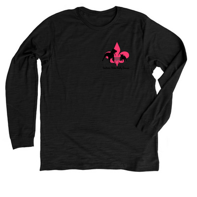 SUPPORT SSBR!, a Solid Black Blend Premium Long Sleeve Tee