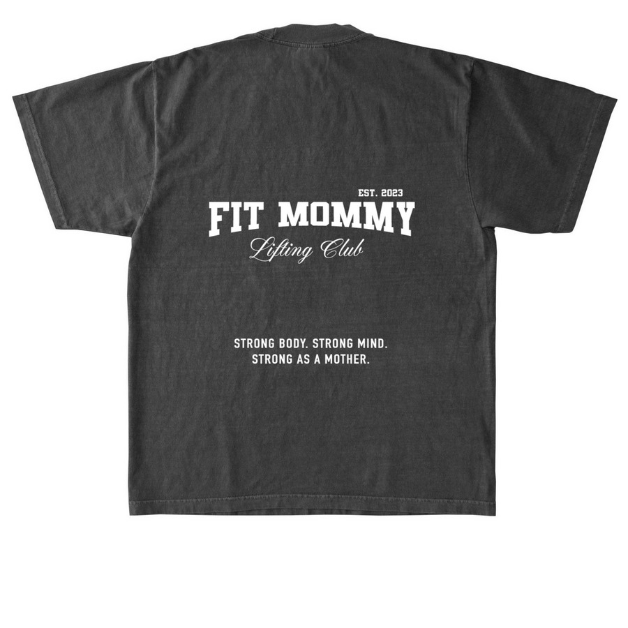 Strong as a Mother Vintage, a Shadow Heavyweight Garment Dye Tee (back-view)