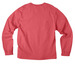 Honu, a Vintage Red Unisex Heavyweight Long Sleeve Tee (back-view)