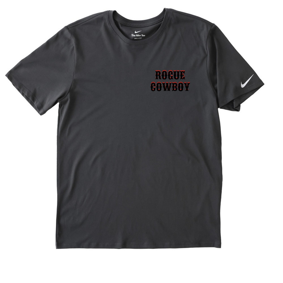 Rogue Cowboy, a Anthracite Nike Dri-FIT Jersey Blend Performance Tee