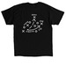 JLDC Dance Dads, a Black Classic Unisex Tee (back-view)