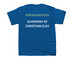 Team Texas - Christian Clay, a Royal Blue Youth Unisex Tee (back-view)