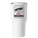 The Escort, a White Insulated Tumbler